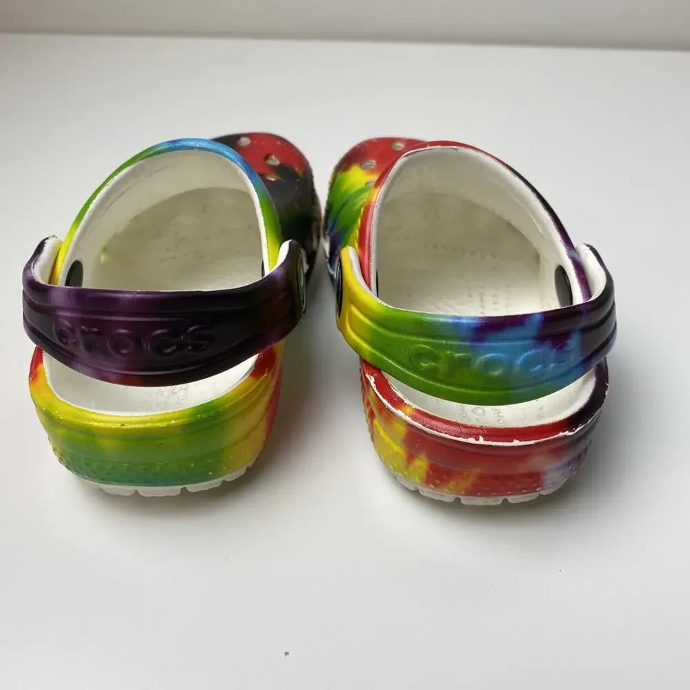 Crocs Tie Dye Sz4 - Picture 5 of 9